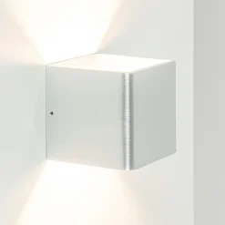 Wandlamp Stretto kubus alu