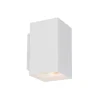 Wandlamp wit rechthoek up+down gu10
