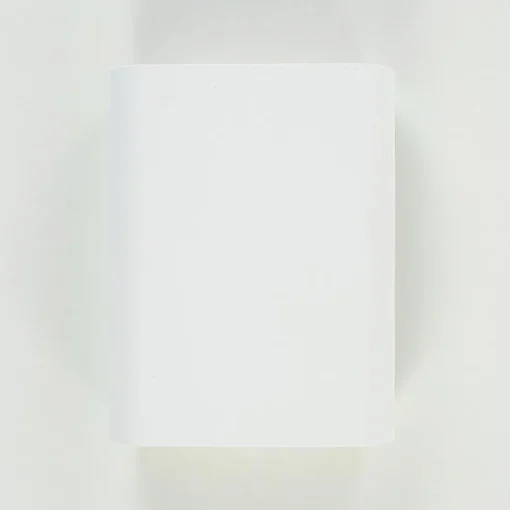 Wandlamp wit/goud ovaal dimbaar
