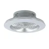 Zilveren ventilator inclusief LED klein