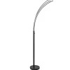Zwarte boog vloerlamp LED dimbaar