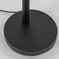 Zwarte boog vloerlamp LED dimbaar