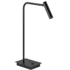 Zwarte bureaulamp met dimbaar LED verstelbaar