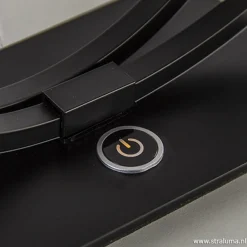 Zwarte LED tafellamp met touchdimmer