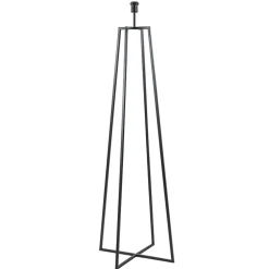 Zwarte vloerlamp modern frame excl. kap