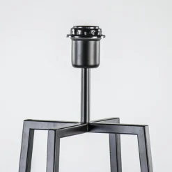 Zwarte vloerlamp modern frame excl. kap